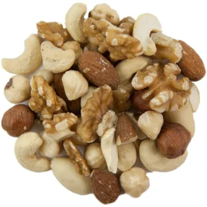 raw mixed nuts (no peanut)
